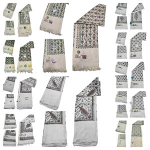 Beautiful Quality Kashmiri Embroidered Shawl Parna Chadar 80x 42