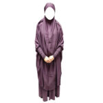 Burka 001 Purple Women Burka With Niqab Nida Material0503 004303