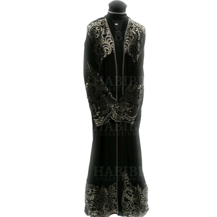 Burka 002 Burka 002 Women's Black Open Front Beautiful Neda Abaya Burka Jilbab (49)