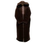 Cashwl 001 Habibicollections Mens Moroccan Cashmere Wool Thobe Jubba Hooded Long Sleeve Img3 Brown