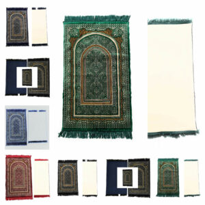 1" SPONGE PADDED islamic Prayer Mat.janamaz.musalla.soft High Quality. 790 +grms