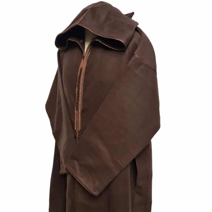 Cshmrewpc 50cc Moroccan Super Warm Cashmere Wool Blend Brown Hooded Thobe Djellaba (4)