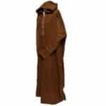 Cshmrwlplus 1pc008 Plus Size Super Warm Brown Moroccan Winter Cashmere Wool Blend Hooded Thobe Djellaba (3)