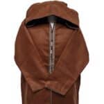 Cshmrwool 1pc003 Moroccan Super Warm Cashmere Wool Blend Brown Hooded Thobe Djellaba(7)