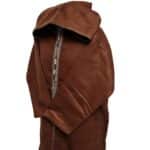 Cshmrwool 1pc003 Moroccan Super Warm Cashmere Wool Blend Brown Hooded Thobe Djellaba(8)