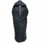 Cshmrwool 1pc005 Moroccan Super Warm Cashmere Wool Blend Grey Hooded Thobe Djellaba (10)