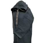 Cshmrwool 1pc005 Moroccan Super Warm Cashmere Wool Blend Grey Hooded Thobe Djellaba (8)