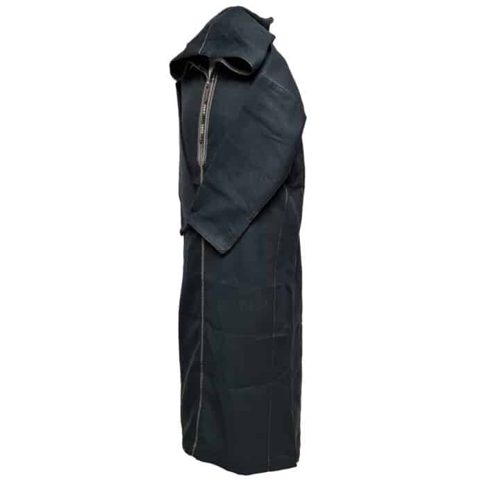 Cshmrwool 1pc005 Moroccan Super Warm Cashmere Wool Blend Grey Hooded Thobe Djellaba (9)