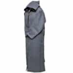 Cshmrwool 1pc006 Moroccan Super Warm Cashmere Wool Blend Grey Hooded Thobe Djellaba(4)