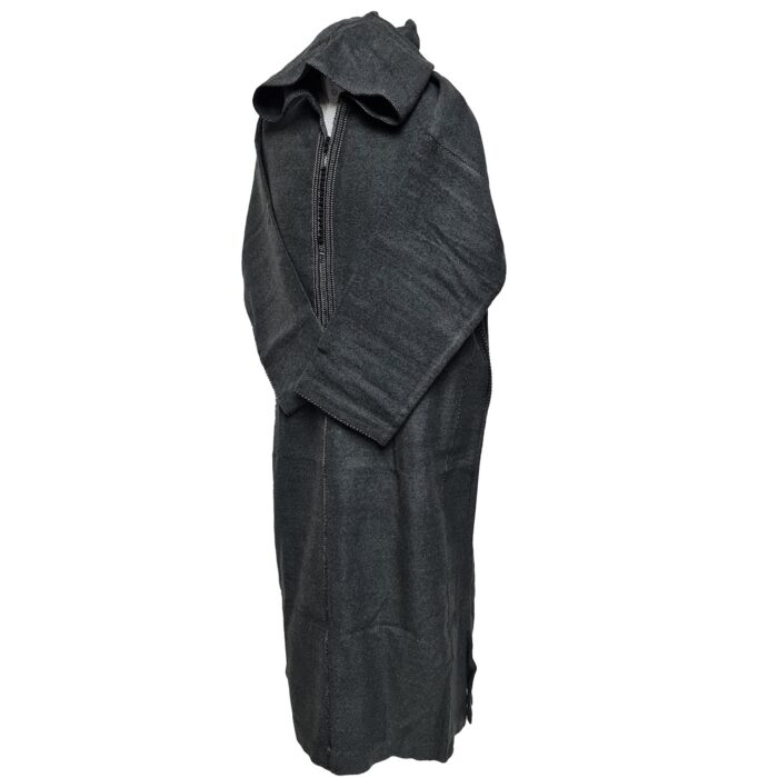 Cshmrwool Sea0023 Moroccan Super Warm Cashmere Wool Blend Grey Hooded Thobe Jubba Djellaba (5)
