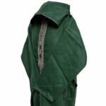 Cshwl 006 Green Mens Moroccan Cashmere Wool Blend Hooded Thobe Habibi Collections (11)