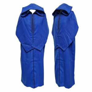 Cshwl 012 Royal Blue Moroccan Cashmere Wool Blend Hooded Thobe Habibi Collections Dark (3)