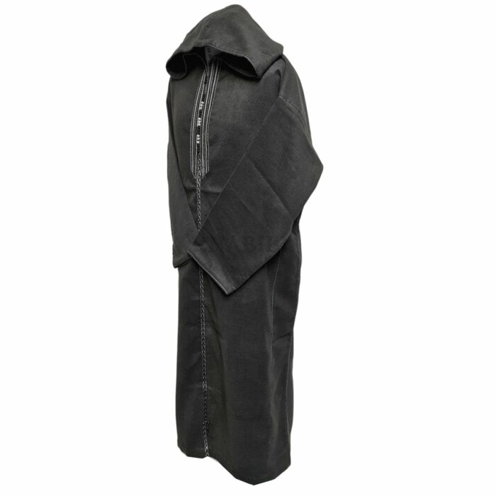 Cshwlsupa Azd021 Grey Mens Moroccan Cashmere Wool Blend Thobe Jubba Djelleba (4)