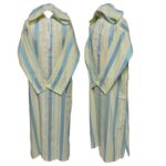 Ctnbgeblu 002 Cream Blue Cotton Moroccan Hooded Long Sleeve Thobe Djelleba (44)