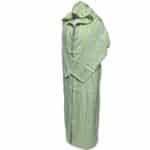 Ctnhd 002 Moroccan Cotton Blend Hooded Long Sleeves Green Thobe Jubba Djellaba(4)