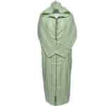 Ctnhd 002 Moroccan Cotton Blend Hooded Long Sleeves Green Thobe Jubba Djellaba(6)