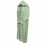 Ctnhd 003 Moroccan Cotton Blend Hooded Long Sleeves Green Thobe Jubba Djellaba (4)