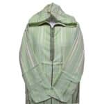Ctnhd 003 Moroccan Cotton Blend Hooded Long Sleeves Green Thobe Jubba Djellaba (7)