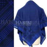 Blue Shemagh Arab Head Scarf Wrap Arafat Keffiyeh Yashmagh