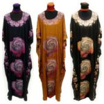 Dn100 Loose Fit Kaftan Tunic Holiday Dress Beach Cover Up Dubai Abaya Free Head Scarf