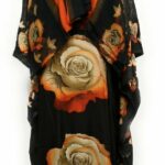 Dn100 Loose Fit Kaftan Tunic Holiday Dress Beach Cover Up Dubai Abaya Free Head Scarf (3)
