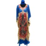 Dn3310 Loose Fit Kaftan Tunic Holiday Dress Beach Cover Up Dubai Abaya Free Head Scarf (4)