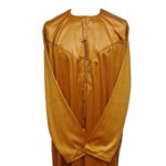 Custom Made Emirate Men's Rusty Gold Long Sleeve Thobe Jubba Dishdasha