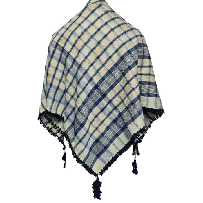 F1 #6 Unisex Many Colours Blue Peach Arab Head Scarf Ghutra Wrap Keffiyeh Yashmagh