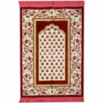 Floral Prayer Mat Janamaz Musallah Rug. Available in four colours. View our Prayer Mat Rug Janamaz. This prayer mat has an intricate design. See more!