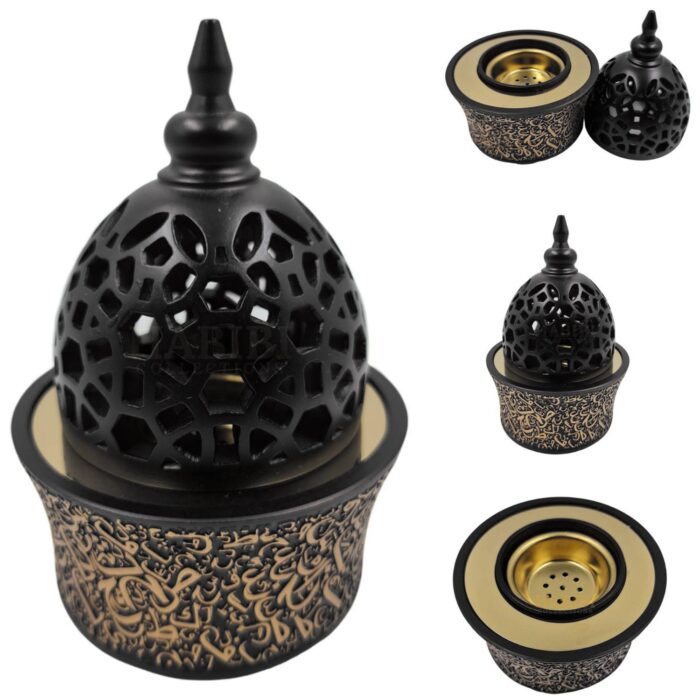 H7503 Ceramic Incense Burner Arabic Letters Burner High Quality Magnetic Top Black 06 20t202644.031 1 Copy