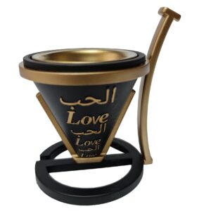 H7513 Black Ceramic Incense Bakhoor Burner,mabkhara ,burner High Quality Magnetic Top (1)