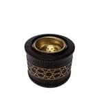 H7522 Ceramic Incense Bakhoor Burner,brown Burner High Quality Magnetic Top 155941