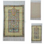 Handmde 003 High Quality Handmade Cotton Wool Islamic Prayer Rug.jannamaz.musalla.