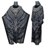 Hariom 1018 Women’s Kaftan Loose Fit Tunic Dress Sequin Floral Maxi Dress