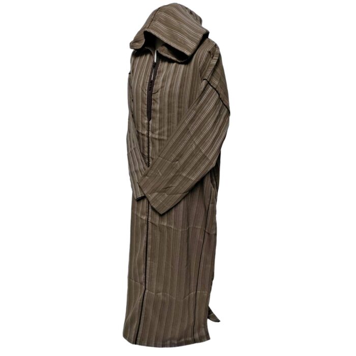 Cotton Blend Men's Moroccan Hooded Thobe/Jubba/Djelleba