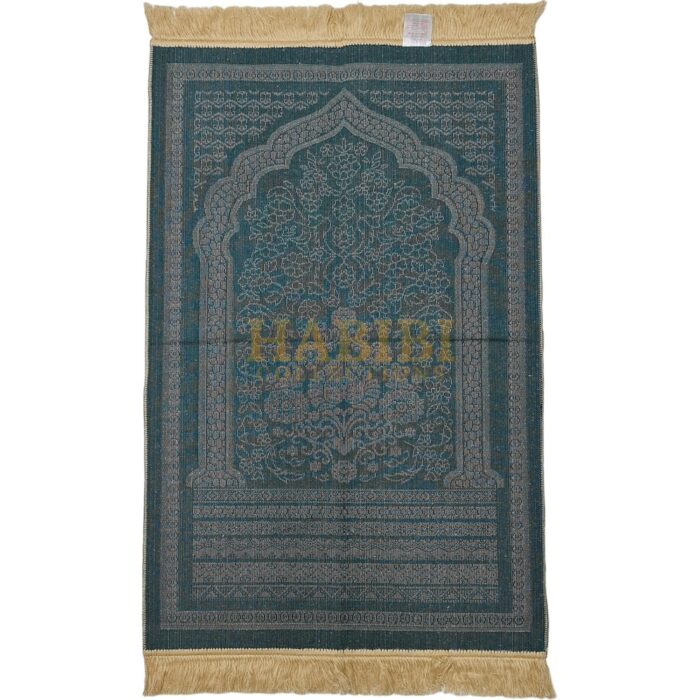 Super Soft Mosaic Floral Islamic Prayer Mat Jannamaz Musallah