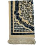 Super Soft Mosaic Floral Islamic Prayer Mat Jannamaz Musallah