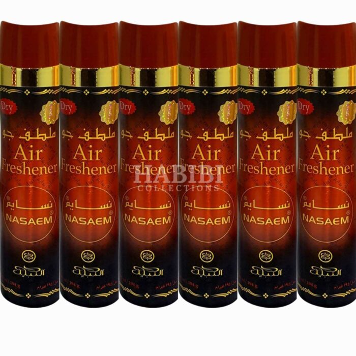 Pack of 6 Nasaem By Nabeel 300ml Genuine Air Freshener