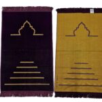 Purple Islamic Plain Masjid Stairs Prayer Mat