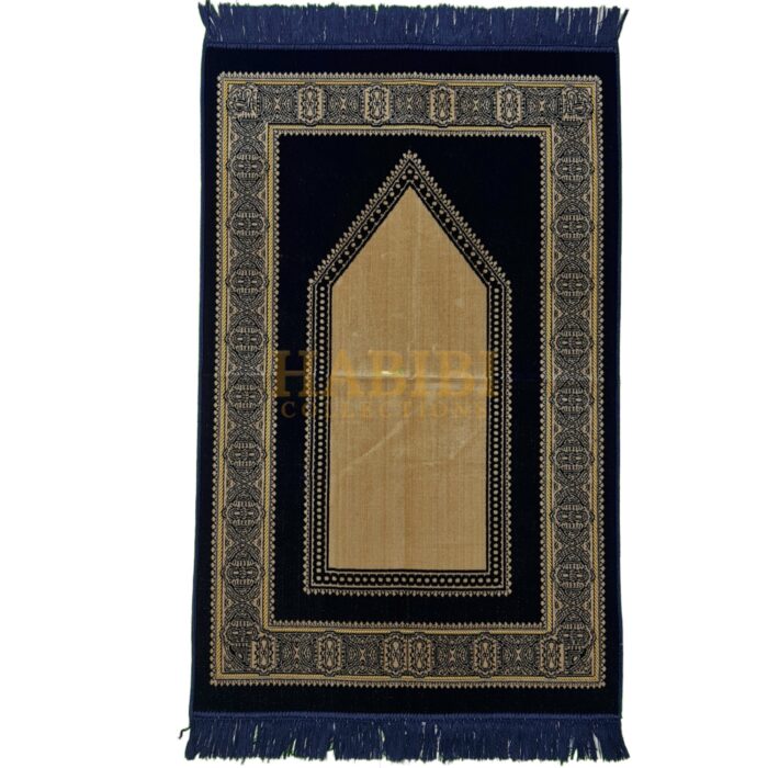 High Quality Islamic Turkish Golden Prayer Mat Door Adult