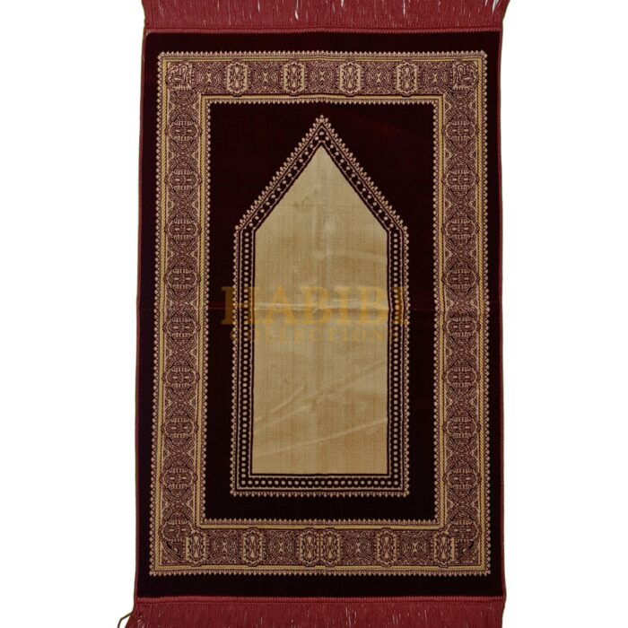 High Quality Islamic Turkish Golden Prayer Mat Door Adult