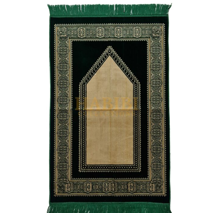 High Quality Islamic Turkish Golden Prayer Mat Door Adult