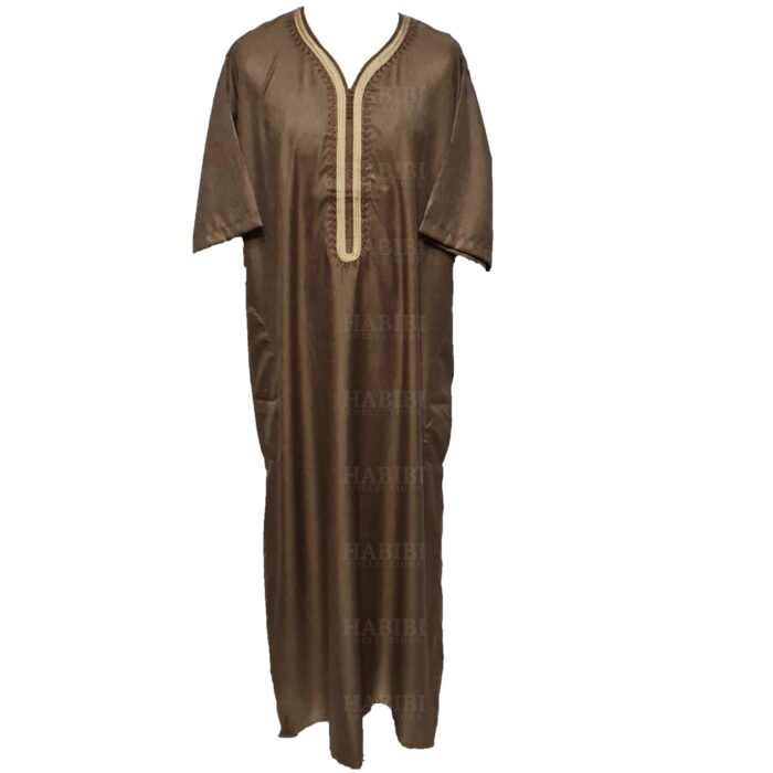 Habibicollections Men Moroccan Thobe Short Sleeve 0t 2471 035931 (custom)