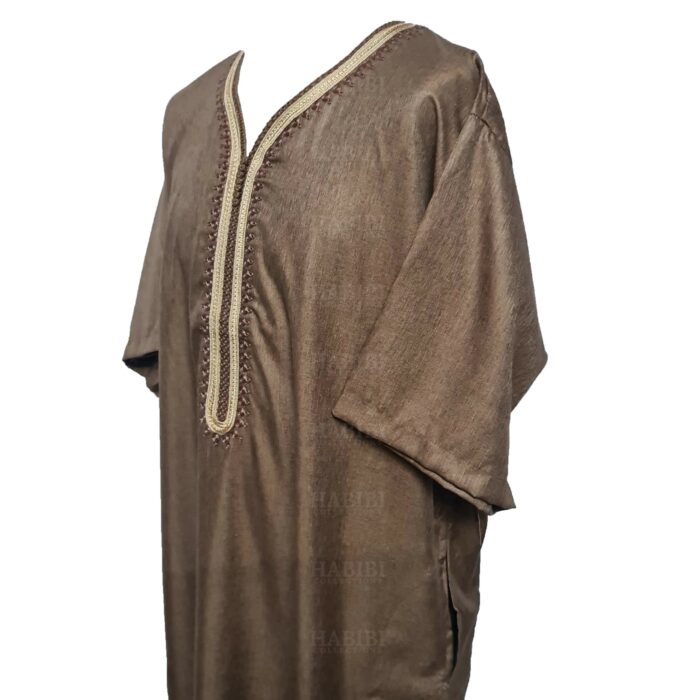 Habibicollections Men Moroccan Thobe Short Sleeve 0t 2471 040056 (custom)