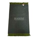 Green Safa Thick Islamic Floral Prayer Mat from Turkey