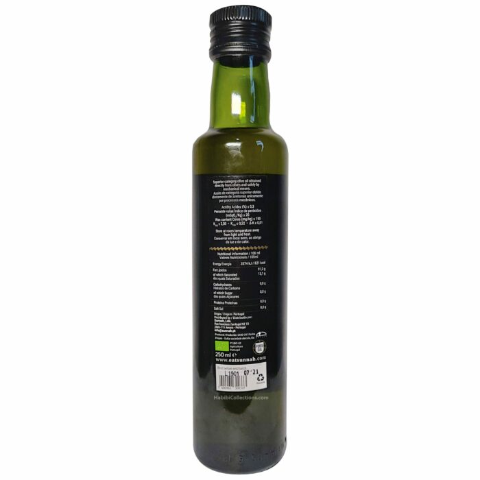 EatSunnah Organic Extra Virgin Olive Oil 250ml