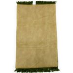 1" Thick Luxury Soft Sponge Padded Islamic Prayer Mat - Olive Green