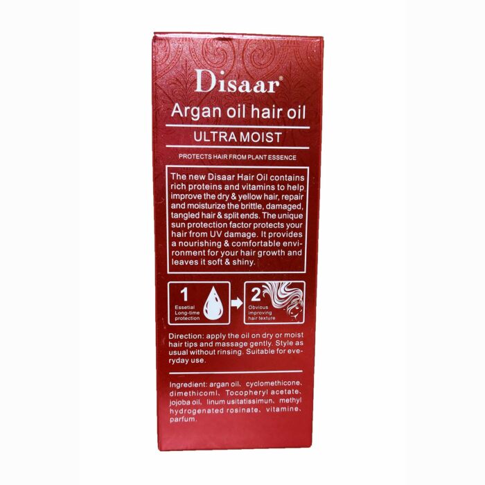 Disaar Moroccan Argan Hair Oil Ultra Moist Daily Repairing