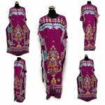Indo6573duplcte Loose Free Fit Indonesian Kaftan Tunic Holiday Dress Beach Cover Up Dubai Abaya (13)