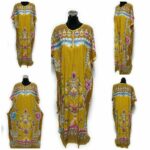 Indo6573duplcte Loose Free Fit Indonesian Kaftan Tunic Holiday Dress Beach Cover Up Dubai Abaya (18)